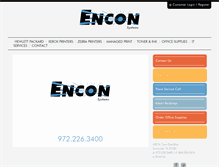 Tablet Screenshot of enconsupplies.com